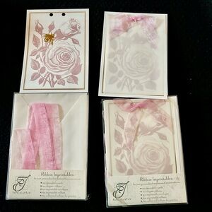 Ribbon Imprintables Personalized 🌹🐝 Invitations / Announcements